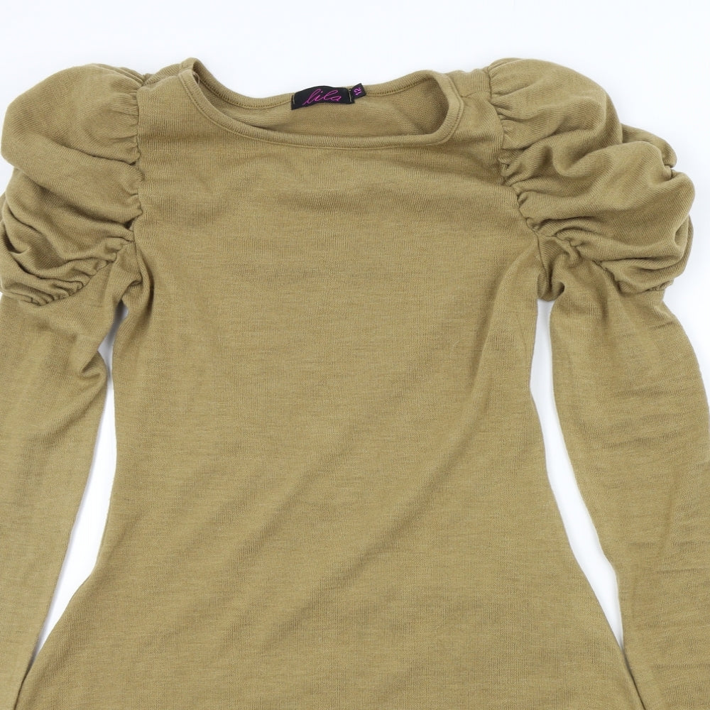 lila Womens Brown   Pullover Jumper Size 12