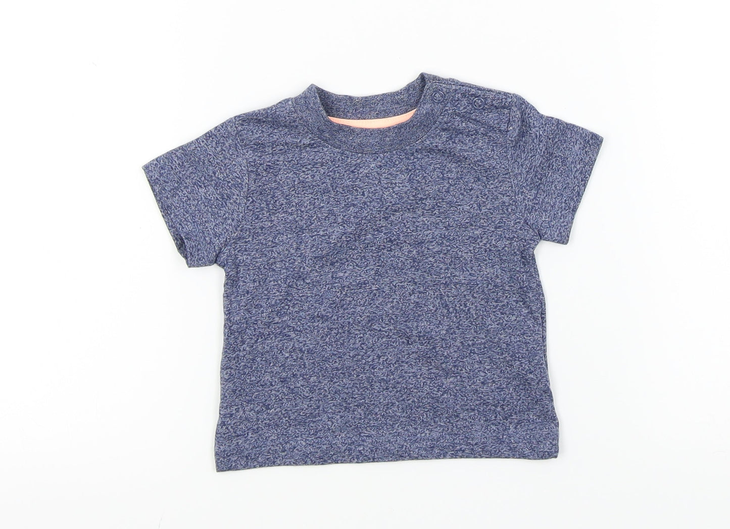 Earlydays Baby Blue Colourblock  Basic T-Shirt Size 0-3 Months