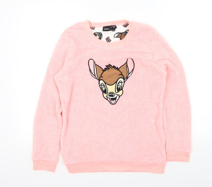 Preloved Disney Womens Pink   Pullover Jumper Size 6  - bambi - Front
