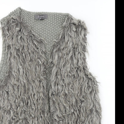 Primark Womens Grey   Jacket Waistcoat Size S