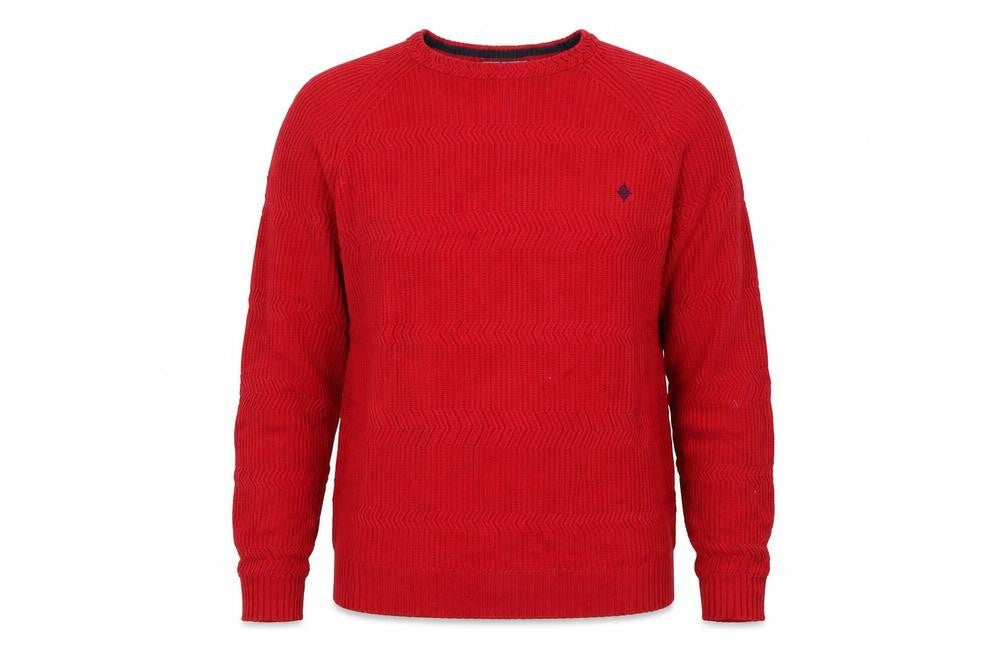 Maine Mens Red   Pullover Jumper Size L