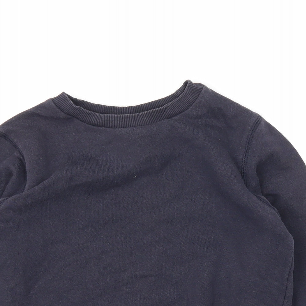 TU Boys Blue   Pullover Hoodie Size 7 Years