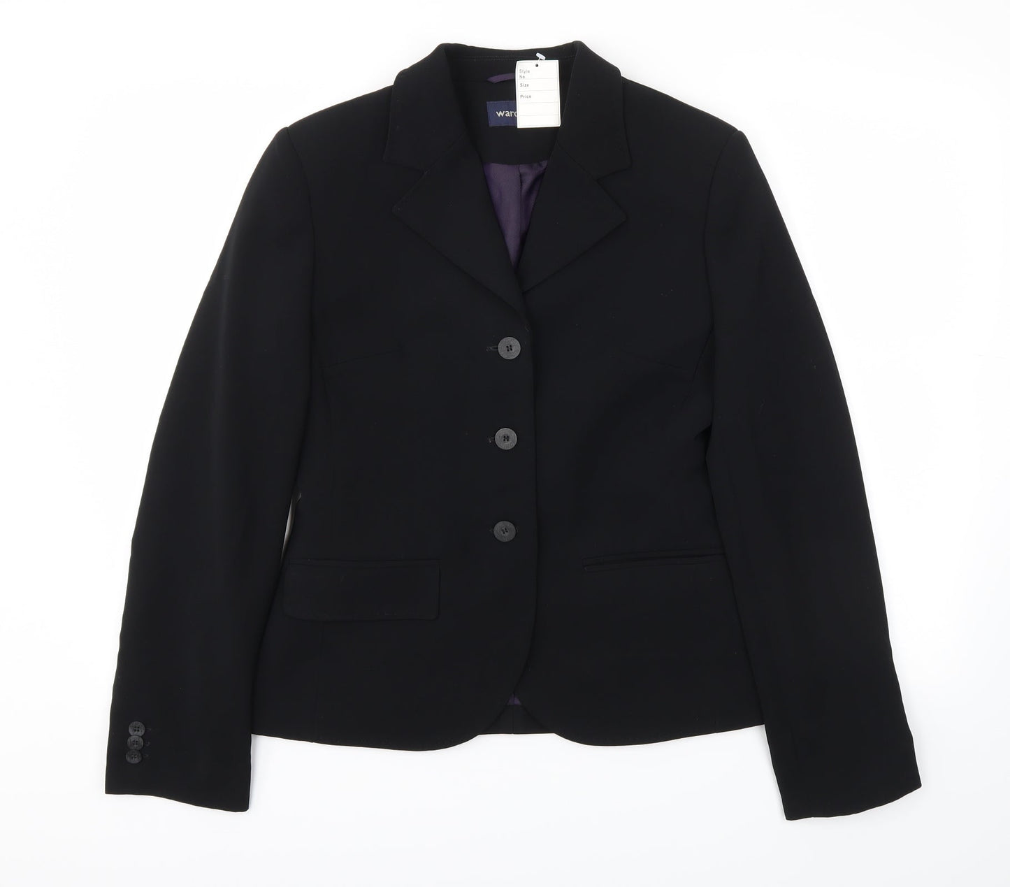 Wardrobes Womens Black   Jacket Blazer Size 12
