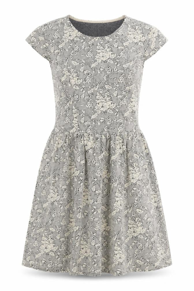 Topshop Womens Ivory   Fit & Flare  Size 10