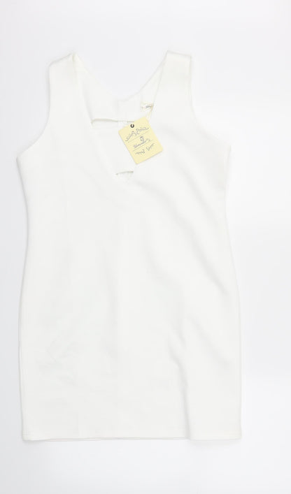 VRMODA Womens White   A-Line  Size L