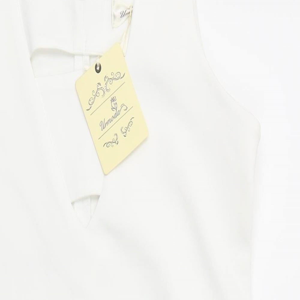 VRMODA Womens White   A-Line  Size L