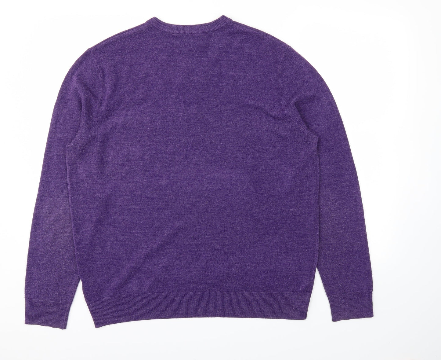 Atlantic Bay Mens Purple   Pullover Sweatshirt Size L