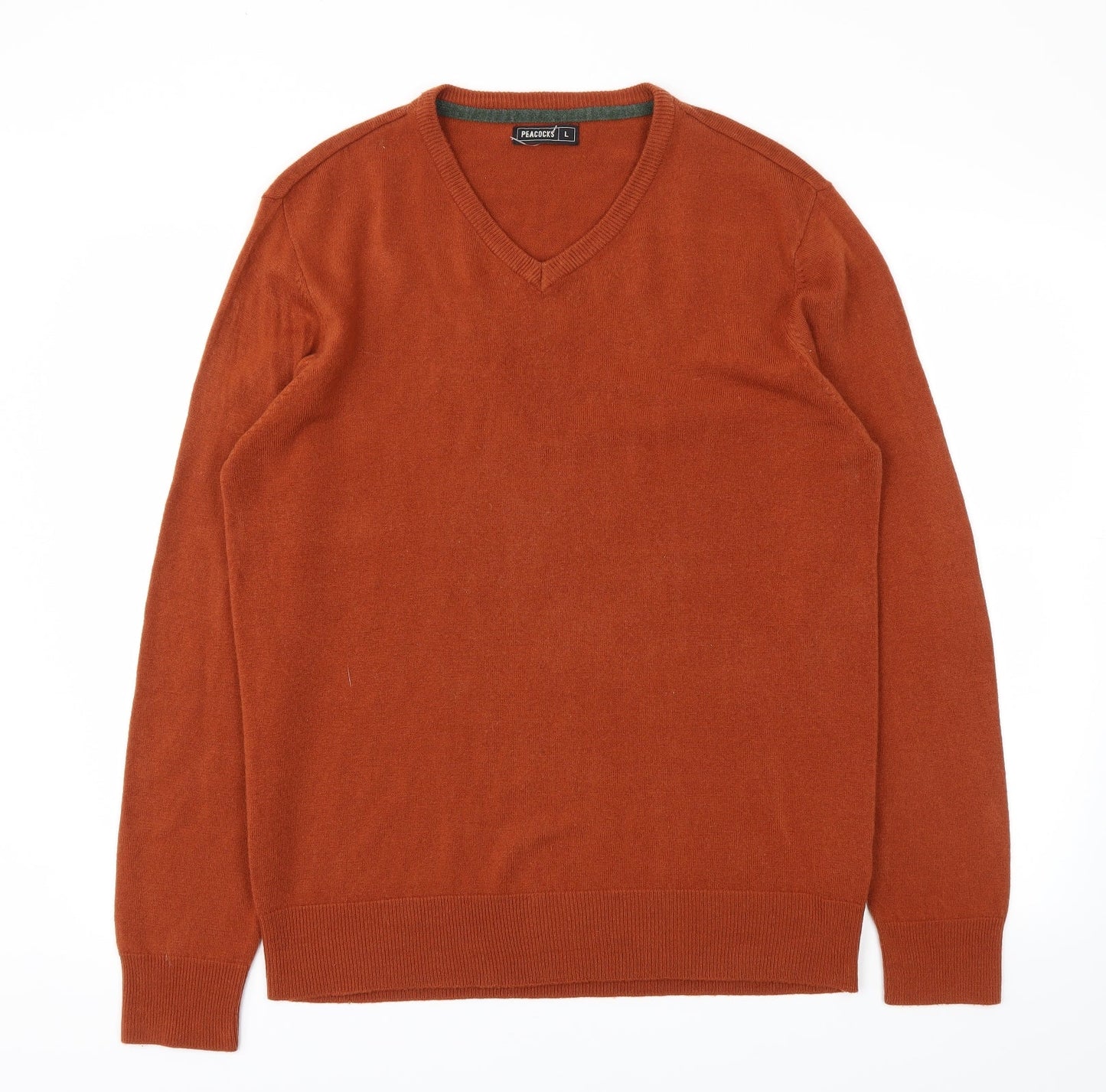 Peacocks Mens Red   Pullover Sweatshirt Size L