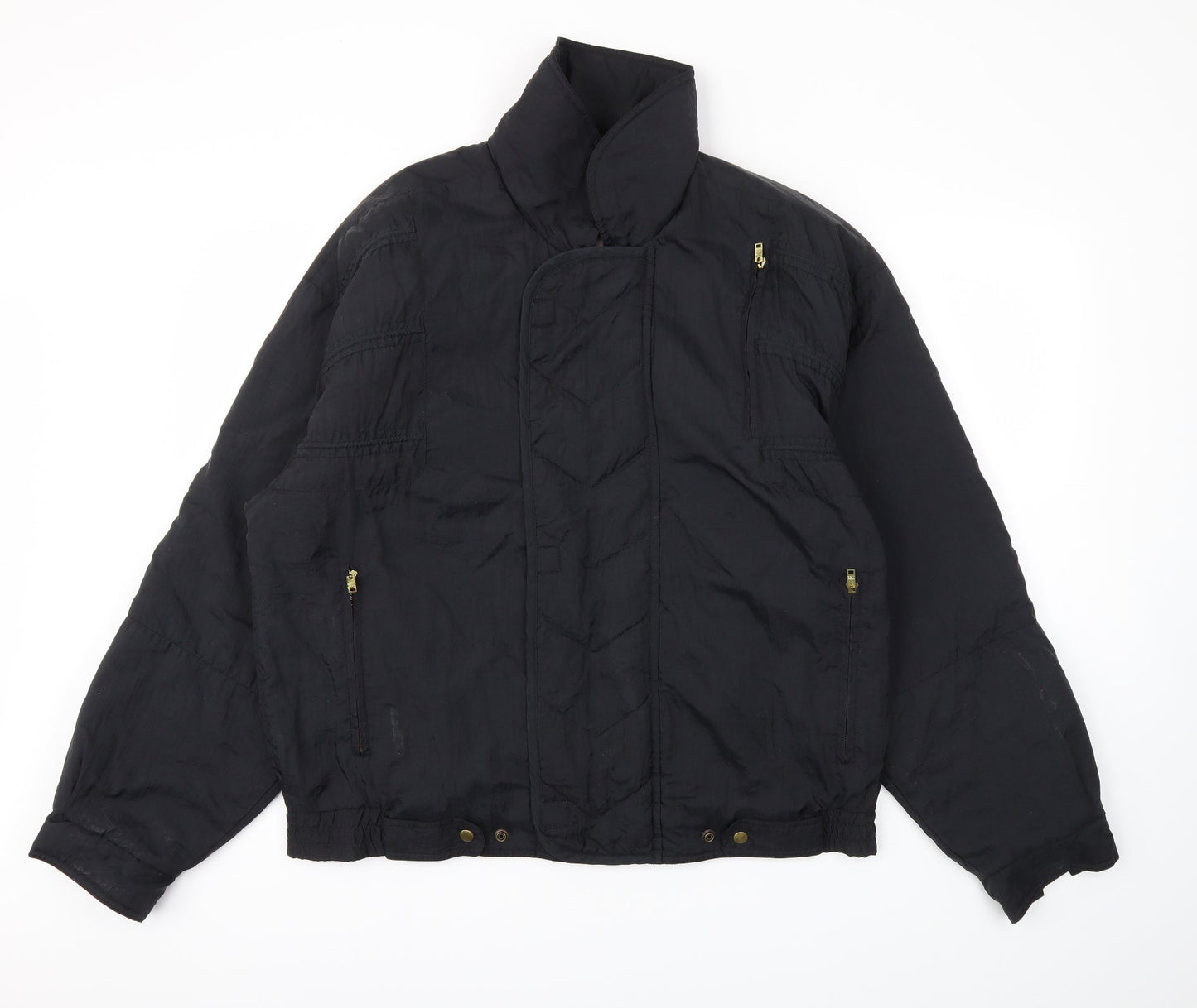 MATELOT Mens Black   Jacket Coat Size L