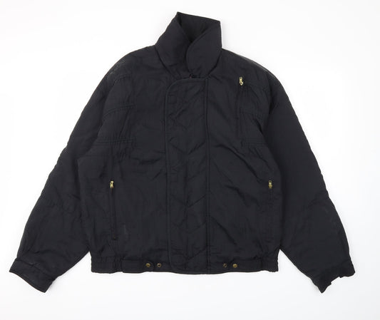 MATELOT Mens Black   Jacket Coat Size L