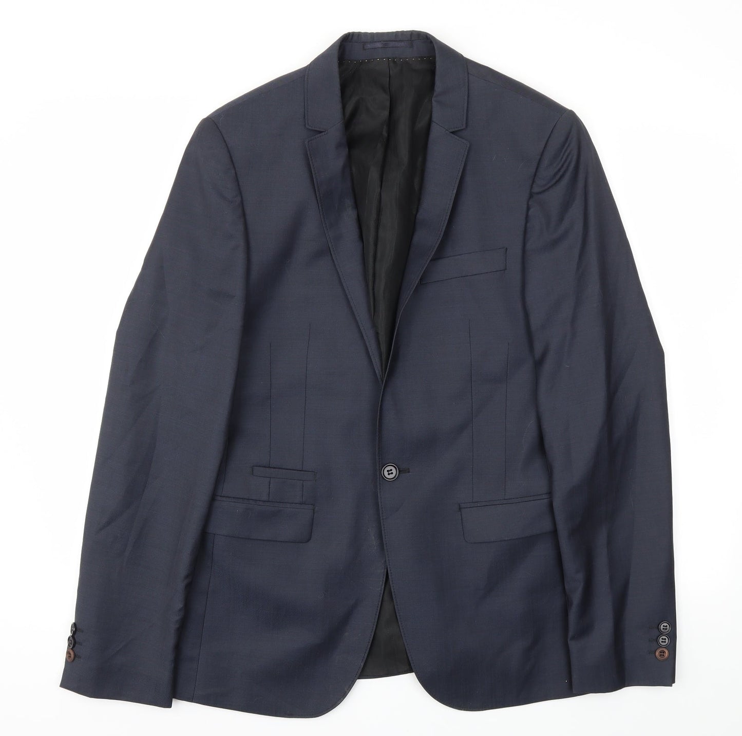 River Island Mens Blue   Jacket Blazer Size 40