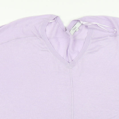 Next Womens Purple   Pullover Jumper Size L