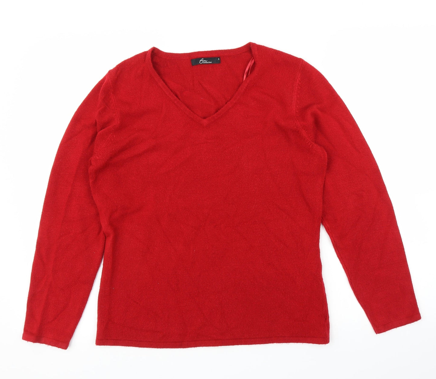 BM Womens Red   Pullover Jumper Size S