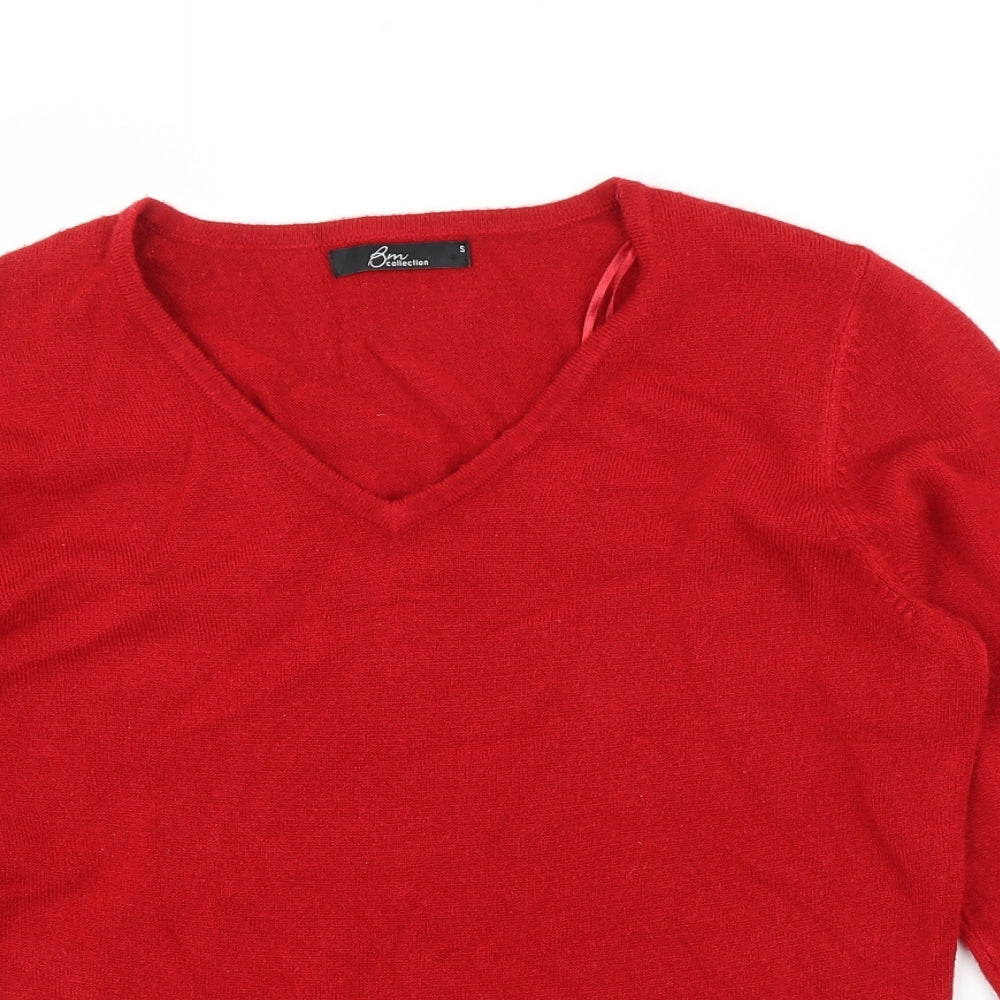 BM Womens Red   Pullover Jumper Size S