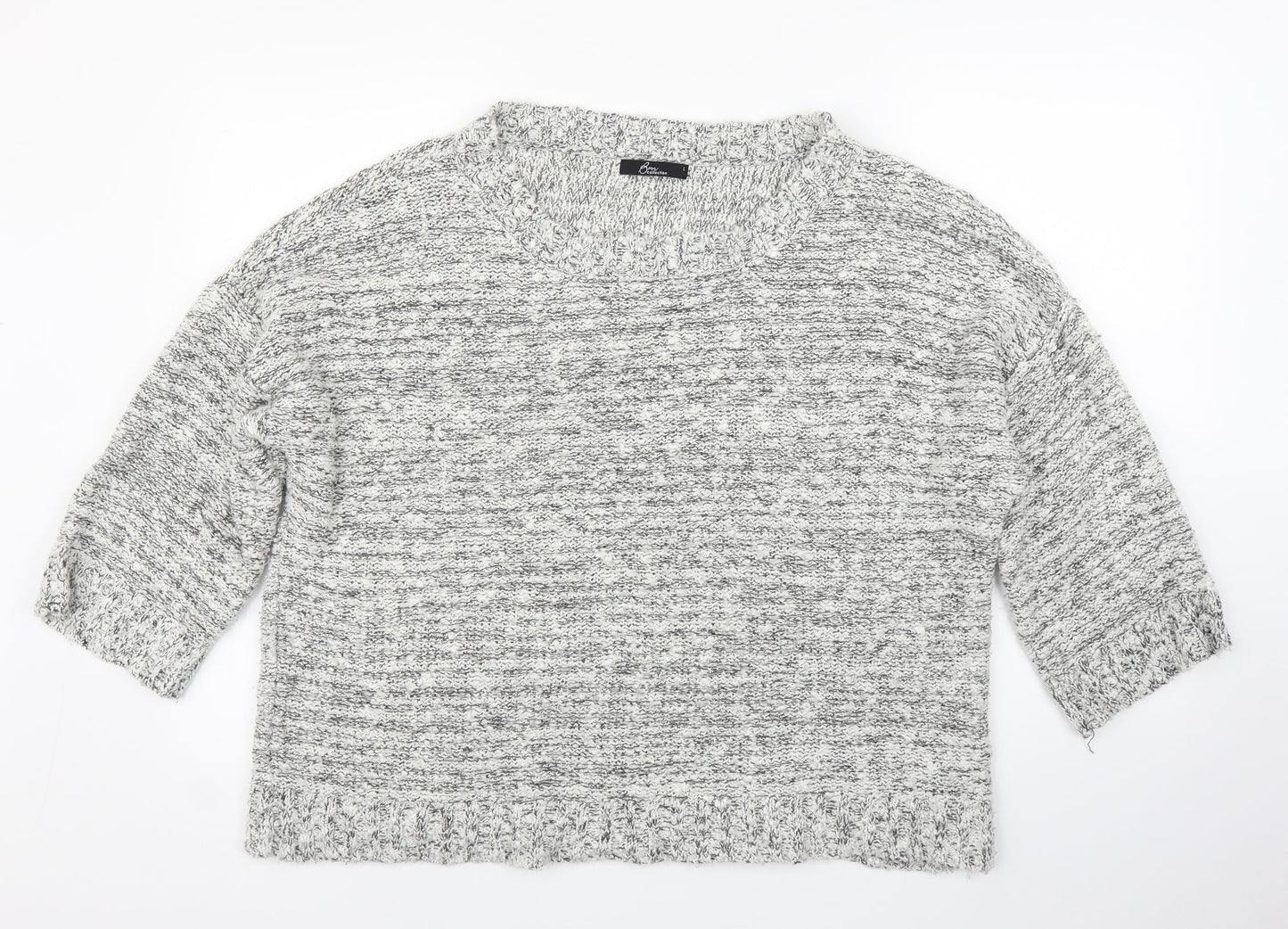 BM Womens Grey   Pullover Jumper Size L