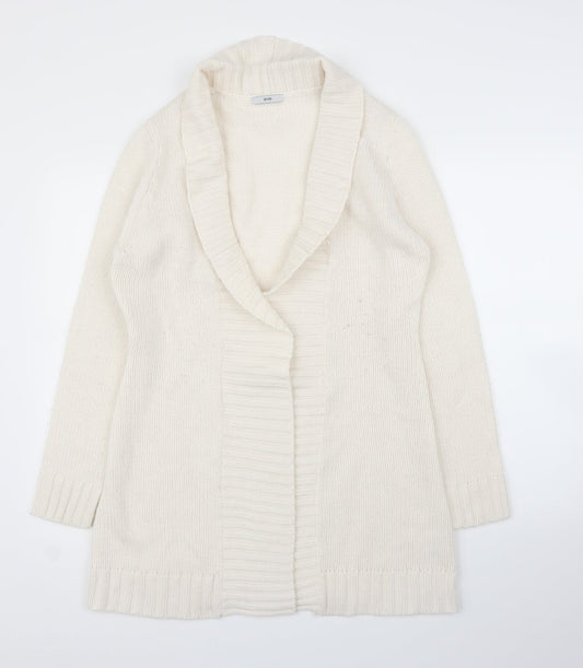 Evie Womens White   Cardigan Jumper Size 14