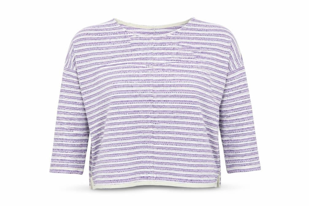 Marks & Spencer Womens Purple Striped  Pullover Jumper Size 12