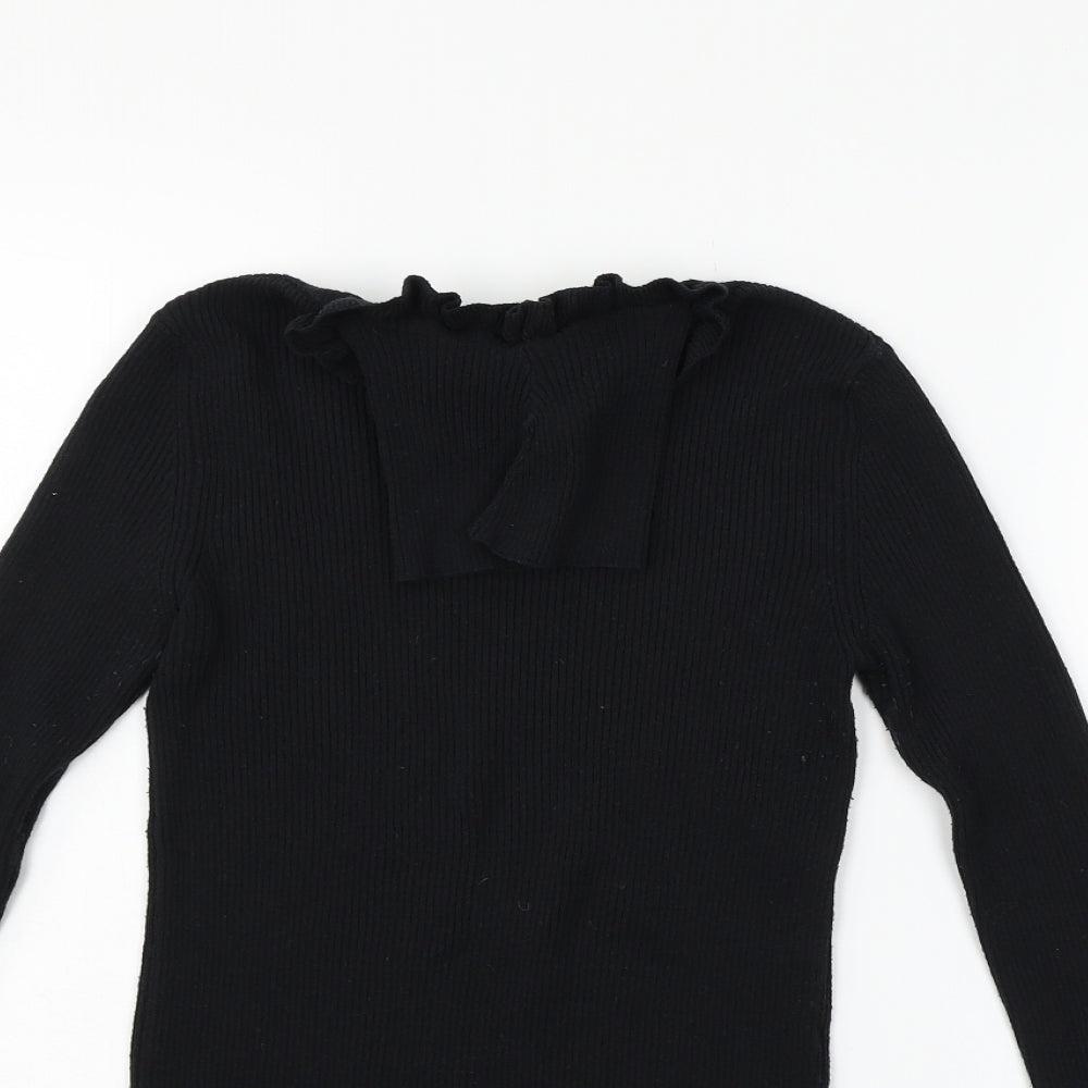 H&M Womens Black   Pullover Jumper Size S