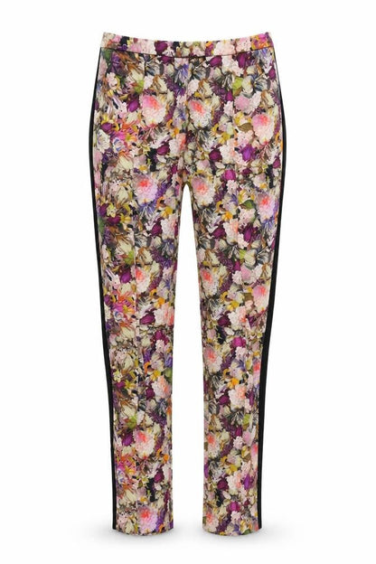 Topshop Womens Beige Floral  Sweatpants Trousers Size 10 L28 in