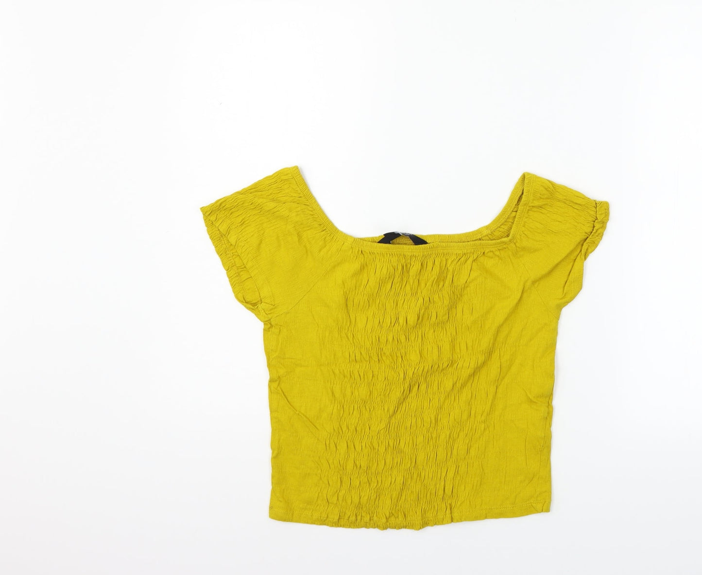 New Look Girls Yellow   Basic Blouse Size 14-15 Years