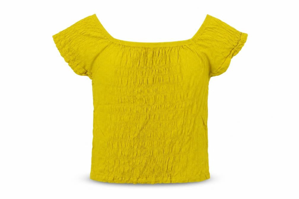 New Look Girls Yellow   Basic Blouse Size 14-15 Years
