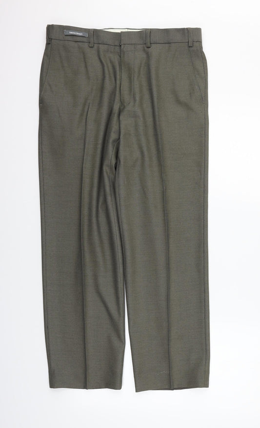 Marks and Spencer Womens Grey   Trousers  Size 32 in L27 in