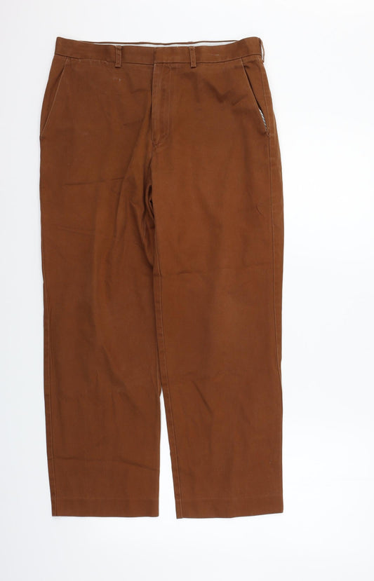 Marks and Spencer Womens Brown   Trousers  Size 32 in L26 in