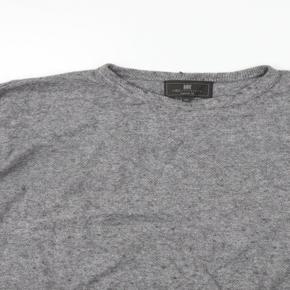 Marks and Spencer Womens Grey   Pullover Jumper Size XL