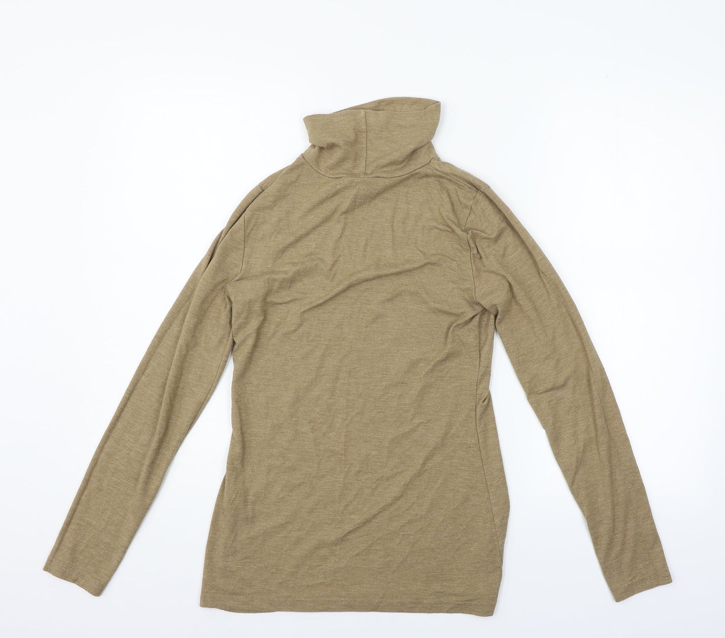 Warehouse Womens Beige   Basic T-Shirt Size 10
