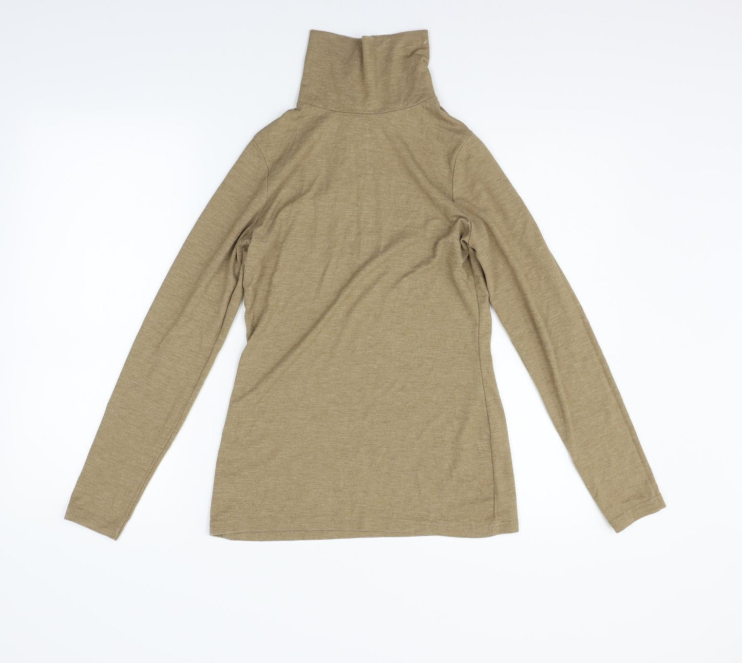 Warehouse Womens Beige   Basic T-Shirt Size 10