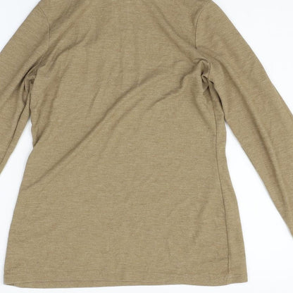 Preloved Warehouse Womens Beige   Basic T-Shirt Size 10 - Label