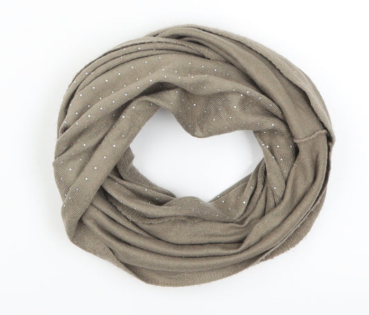 Preworn Womens Brown Polka Dot   Scarf   - Snood