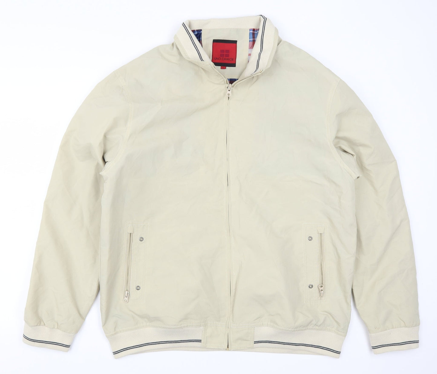 Uno Camice Womens Beige   Bomber Jacket Jacket Size L