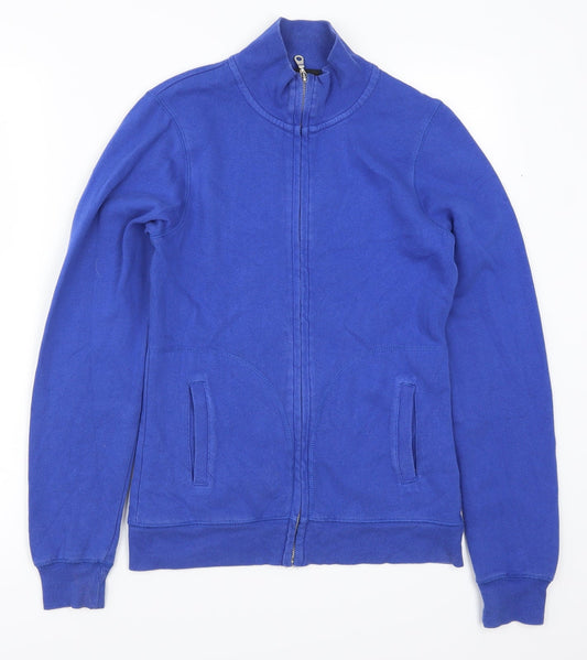 George Womens Blue   Full Zip Sweatshirt Size 8