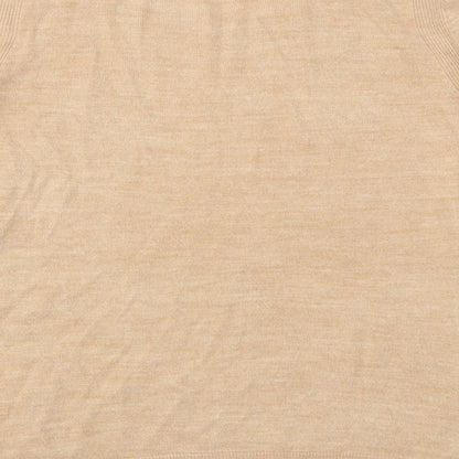 Preloved Marks and Spencer Womens Beige   Pullover Jumper Size 12 - Label