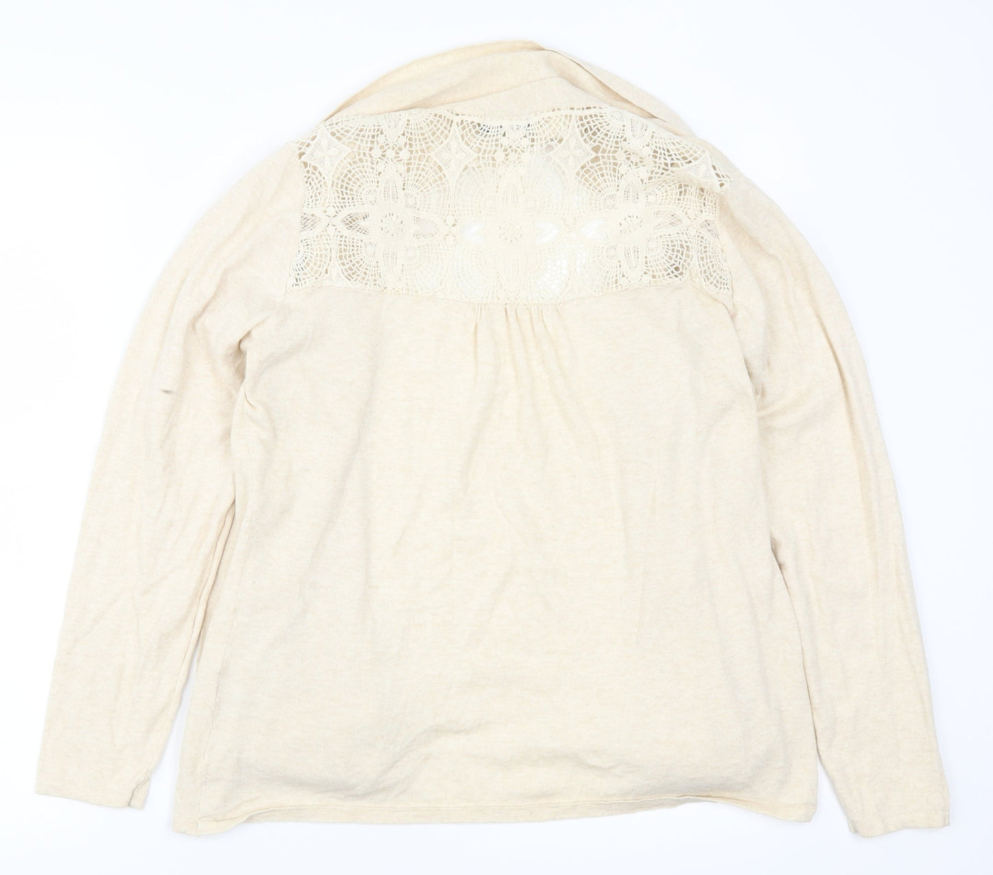 F&F Womens Beige   Cardigan Jumper Size 18