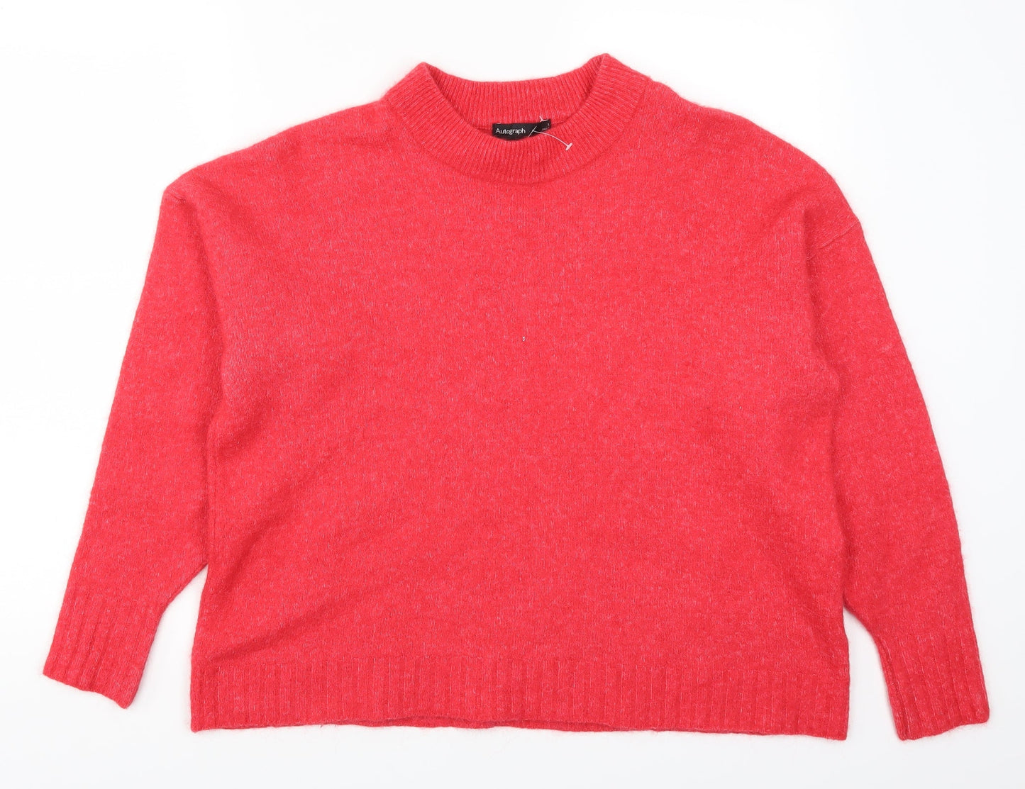 Marks and Spencer Womens Red   Pullover Jumper Size 18