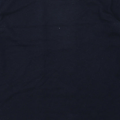 Classics Womens Blue Geometric  Pullover Jumper Size S