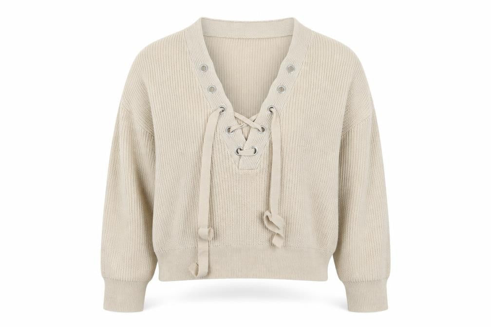 H&M Womens Beige   Pullover Jumper Size L