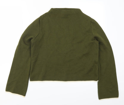 Topshop Womens Green   Pullover Jumper Size 8