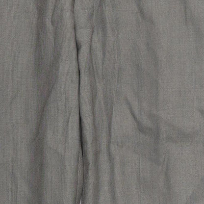 Preloved Marks and Spencer Mens Grey   Trousers  Size 32 L30 in - Detail