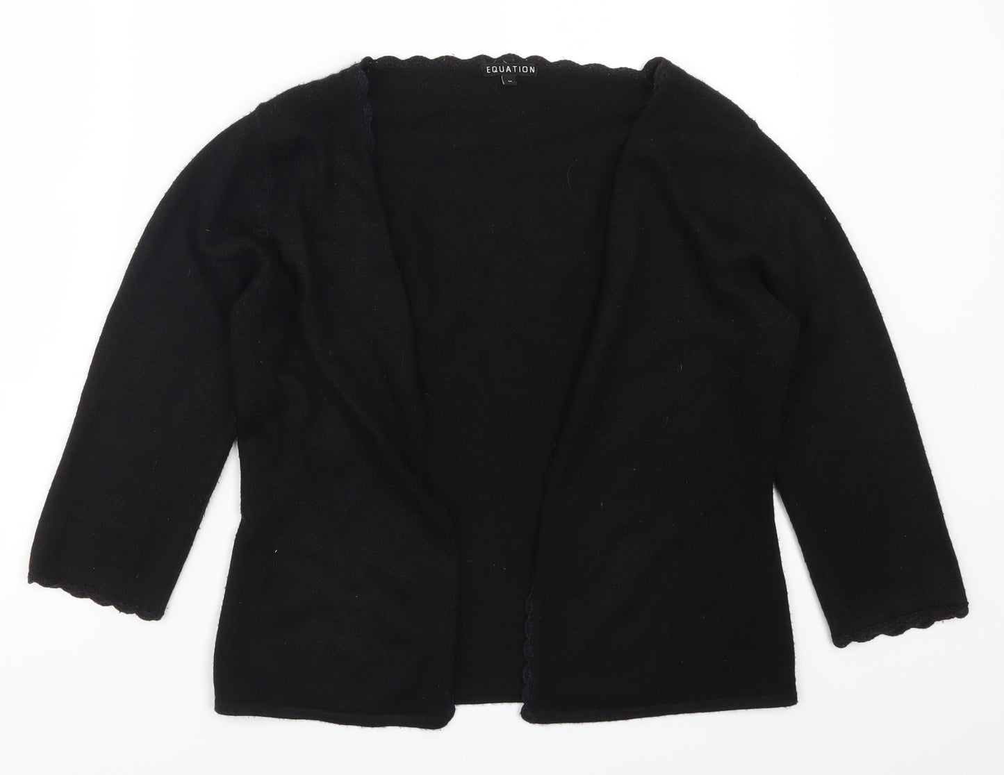 Equation Womens Black   Cardigan Jumper Size M
