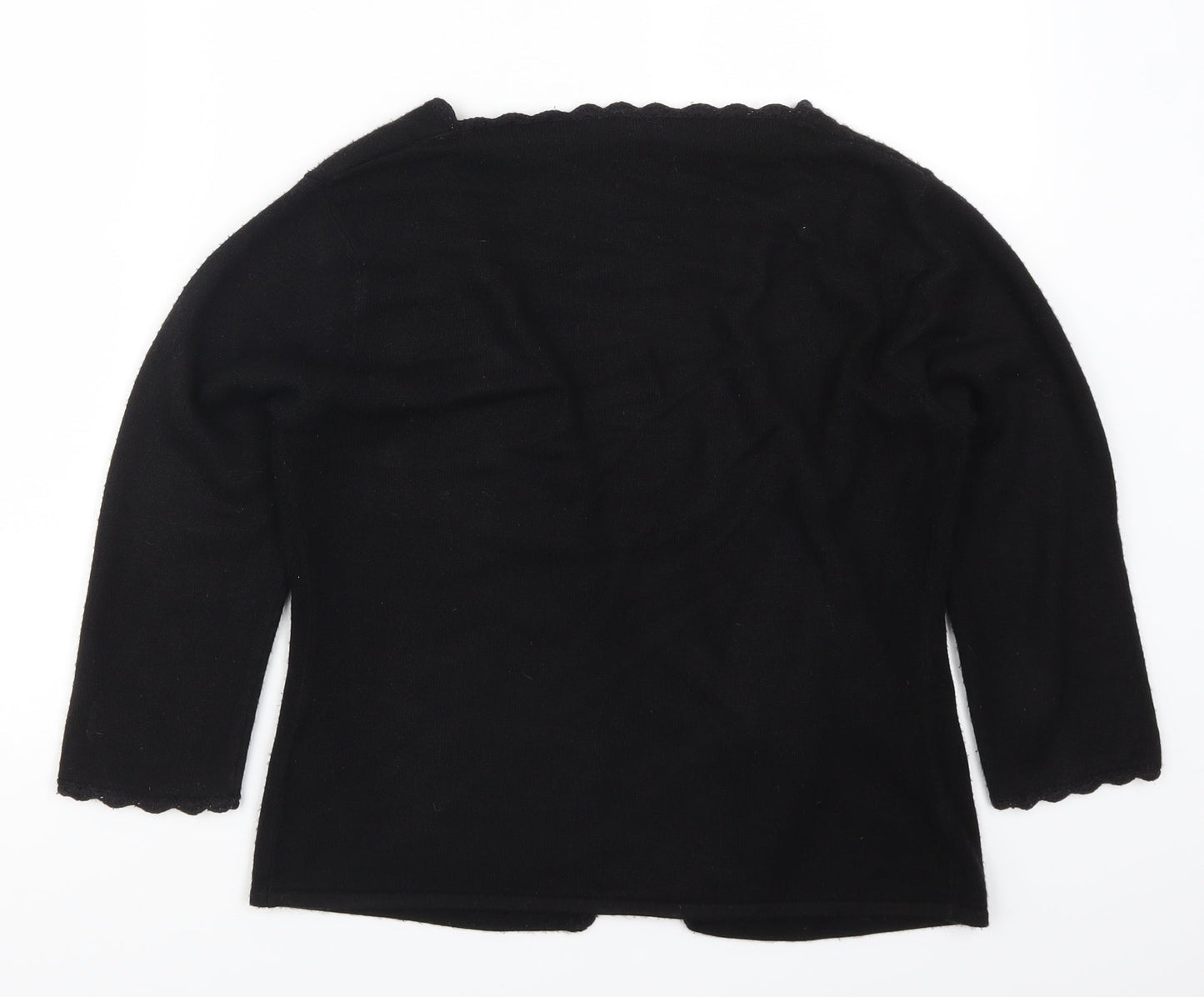 Equation Womens Black   Cardigan Jumper Size M