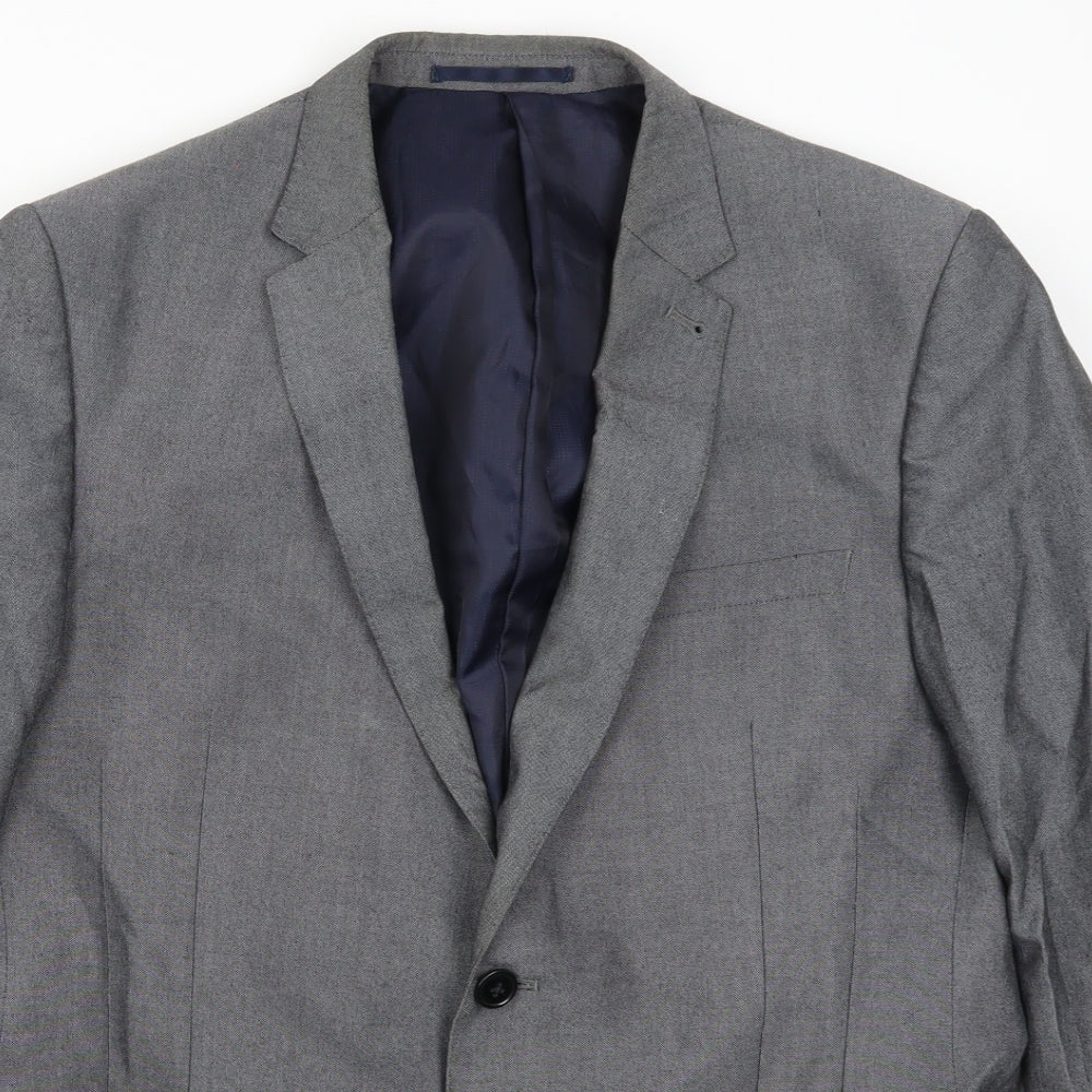 Marks and Spencer Mens Grey   Jacket Suit Jacket Size 40