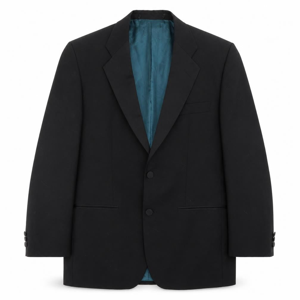 Preworn Mens Black   Jacket Suit Jacket Size 38