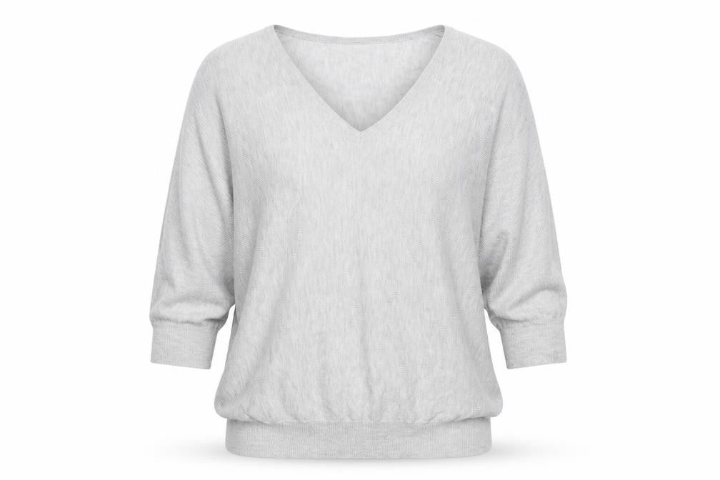 M&Co Womens Grey  Knit Pullover Jumper Size 8