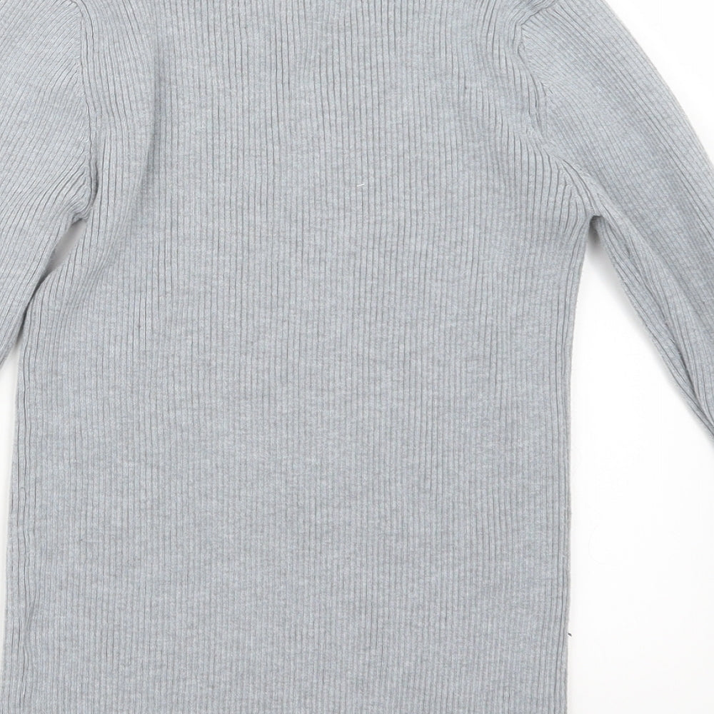 In Vogue Womens Grey  Knit Pullover Jumper Size M