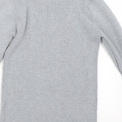 Preloved In Vogue Womens Grey  Knit Pullover Jumper Size M - Label