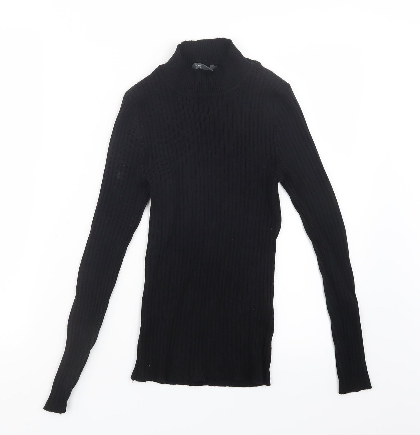 Primark Womens Black  Knit Pullover Jumper Size 10