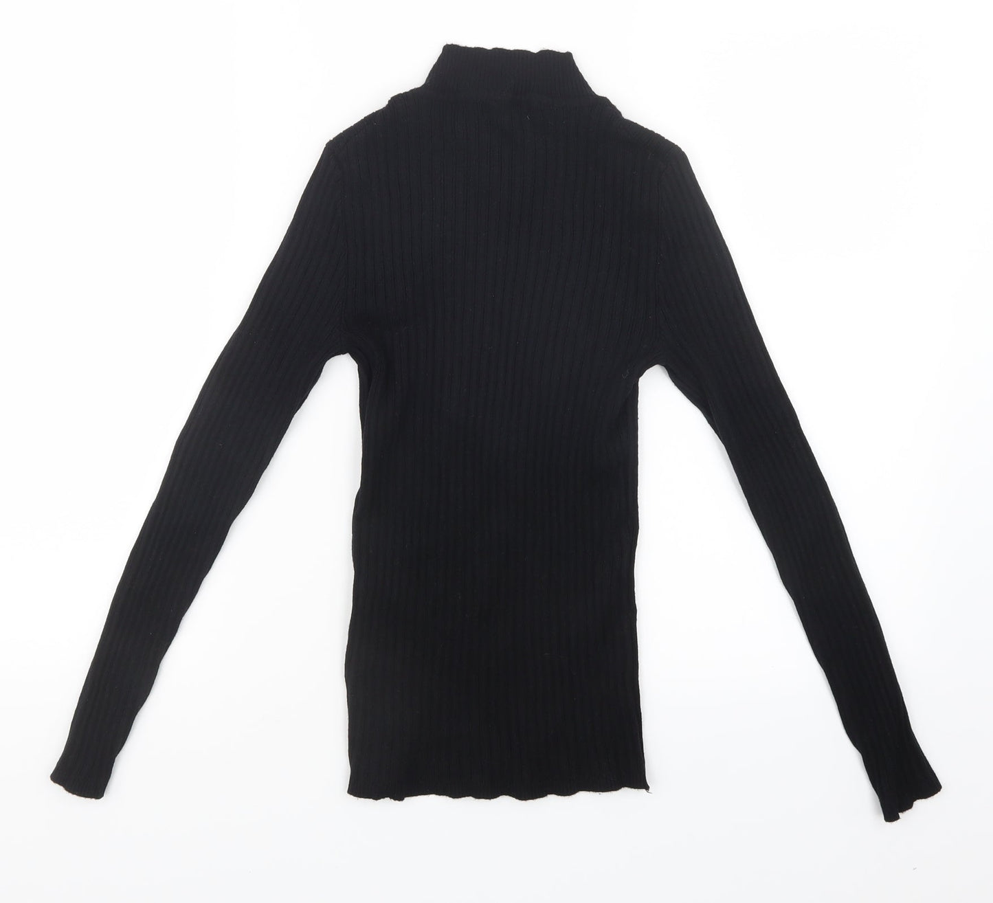Primark Womens Black  Knit Pullover Jumper Size 10